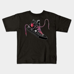 Aries high tops - Space laces Kids T-Shirt